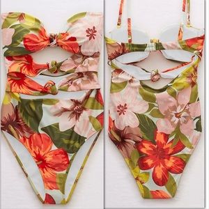 Floral swimsuit
